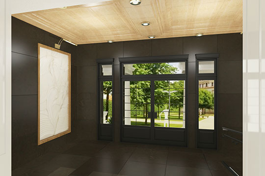 armenian cultural center main entrance rendering