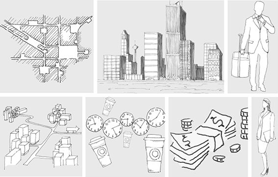 conceptual sketches for design