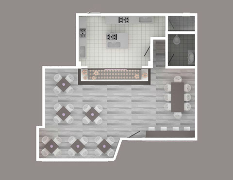 cupcake store floor plan