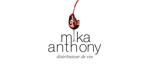 mika anthony business card and logo