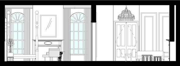 hotel interior elevation