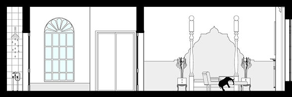 hotel interior elevation